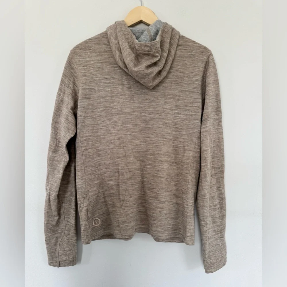 Paka Breathe Full Zip Alpaca Hoodie Cream Size Medium - Picture 4 of 10